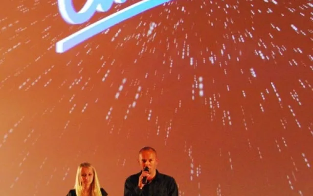 Moderátoři rádia Kiss jižní Čechy Andrea Švihovcová a Tom Herber