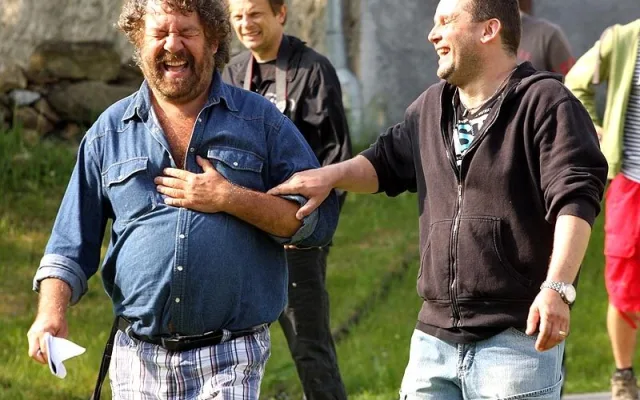 Autoři filmu Zdeněk Troška a Marek Kališ