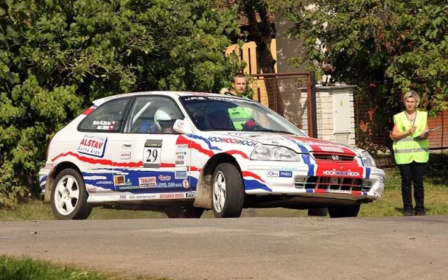 Při Rallye České Budějovice 2010 jako spolujezdec Aleše Šorfy