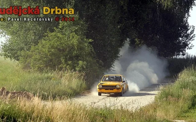 Šotolinový test Hájek Historic Czech National Rallye Teamu před soutěží ME historiků v San Marinu