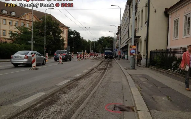 Výstavba nového preferenčního BUS pruhu