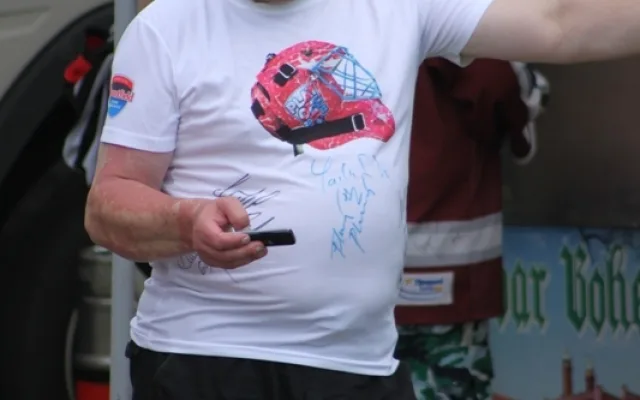 Sraz hokejových fanoušků v Českých Budějovicích