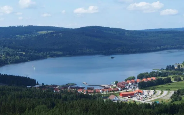 Výhled na Lipno nad Vltavou