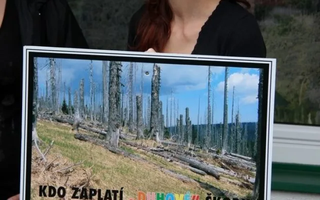 Protest a Antiprotest v Hluboké nad Vltavou