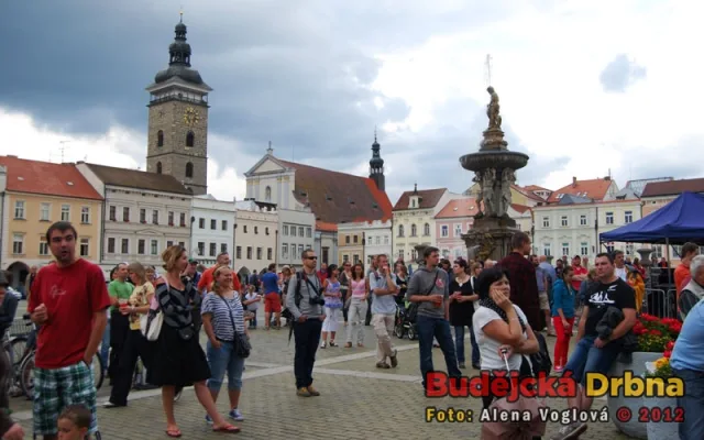 Během koncert Blue.Break. se nad Budějovicemi stahovala mračna