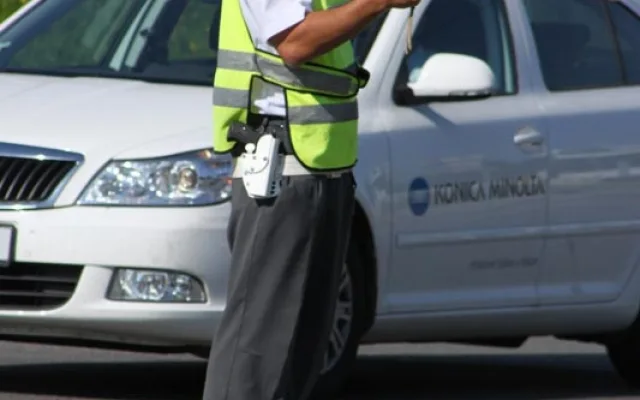 Soutěž dopravních policistů u Výstaviště