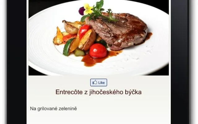 RestauRaCe Hluboká: eMenu 3