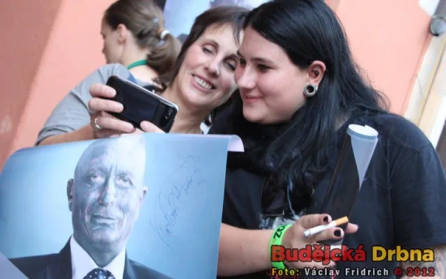 Prezidentský kandidát Vladimír Franz přijel do Budějc