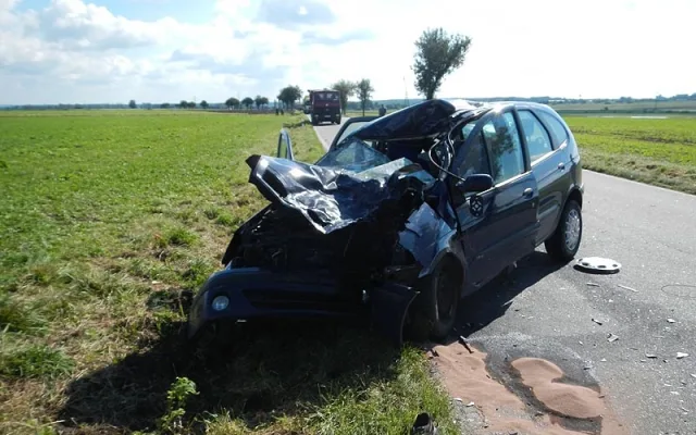 Renault Scénic po nehodě
