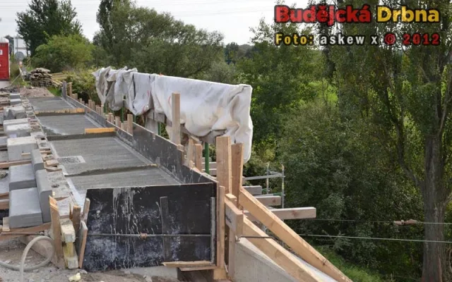 Most u Bavorovic v době rekonstrukce