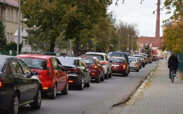 Objízdná trasa ulicí Boženy Němcové