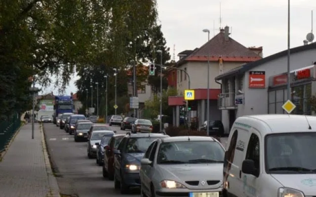Objízdná trasa ulicí Boženy Němcové