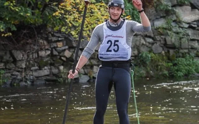 Šťastný Tomáš Vaněček po projetí cílem