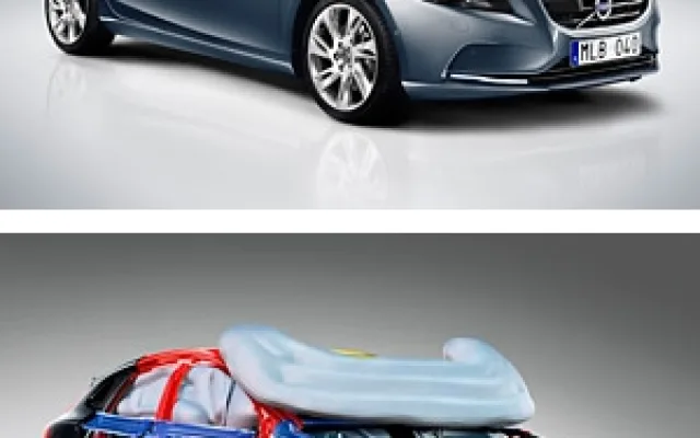 Airbag pro chodce a bezpečnostní rám