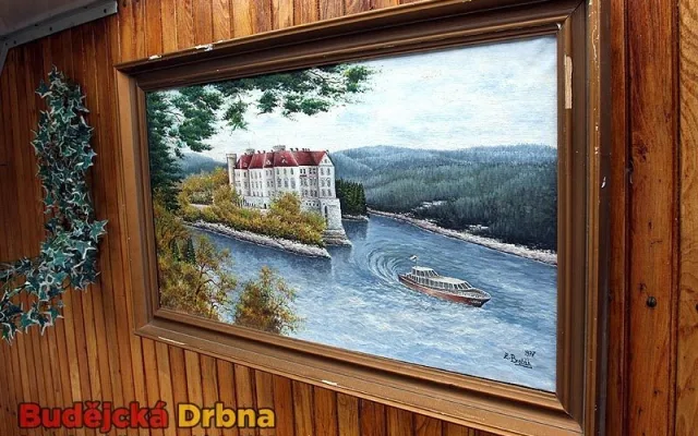 Obraz Malše ještě na Orlíku
