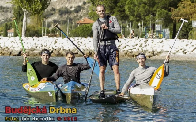 Trénink před závodem na Lago di Garda