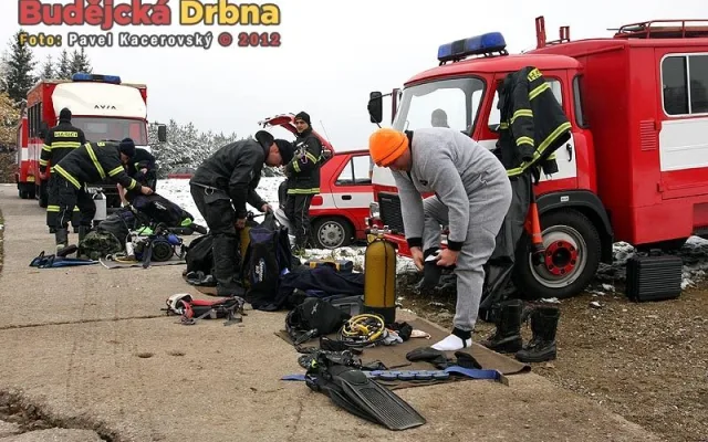 Příprava na ponor