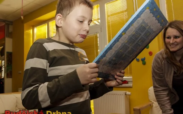 Z kalendáře se radoval také malý Mireček
