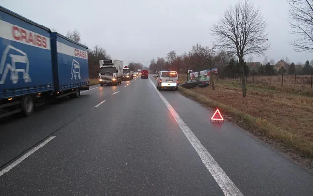 Havárie Mercedesu Benz u Ševětína