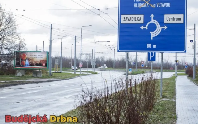 Únor 2012 - Část takzvaného Západního okruhu na sídlišti Máj