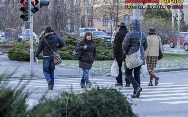 Křižovatka na Senovážném náměstí