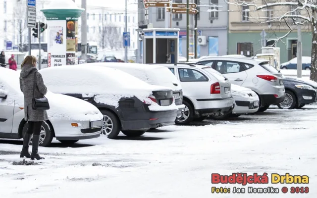 Paní Zima na návštěvě v Budějcích