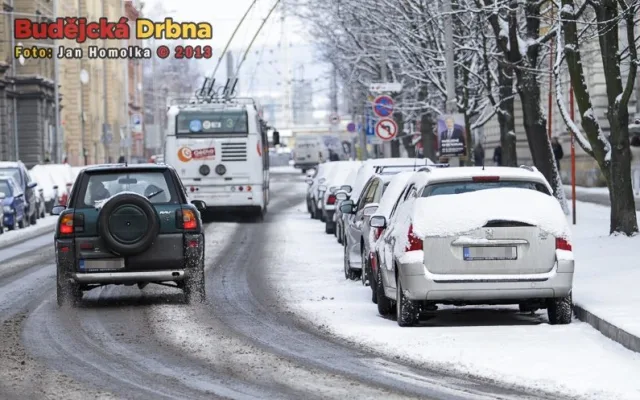 Paní Zima na návštěvě v Budějcích
