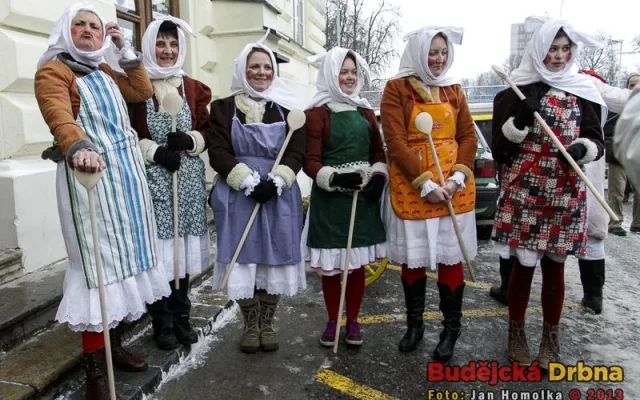 Masopustní koleda v Budějcích