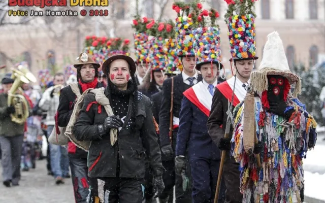 Masopustní koleda v Budějcích