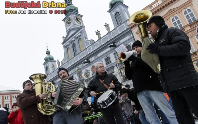 Masopustní koleda v Budějcích