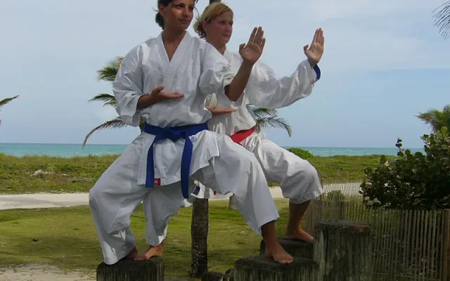 Lucie Veithová (vpředu), Miami 2008
