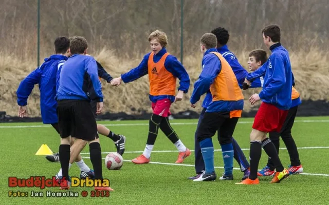 Trénink starších žáků Dynama České Budějovice