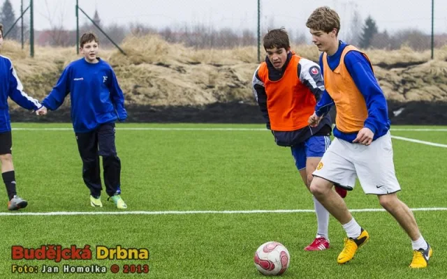 Trénink starších žáků Dynama České Budějovice