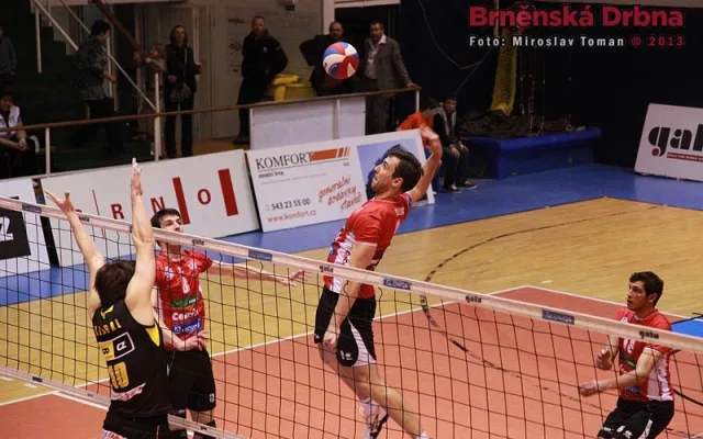 Volejbal Brno - VK Jihostroj České Budějovice 0:3