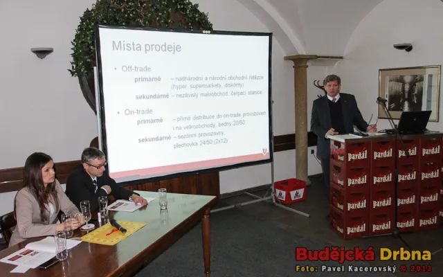 Tisková konference při příležitosti představení nového nápoje