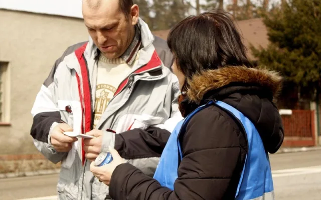 Policejní akce Řídím, piju nealko na Borku
