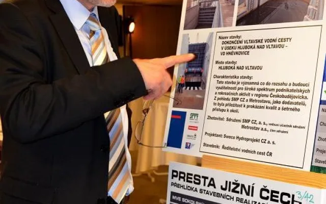 Slavnostním udílení cen PRESTA Jižní Čechy 2010 - 2012