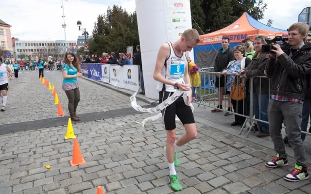 Vítěz budějcké RunTour Roman Rudolecký