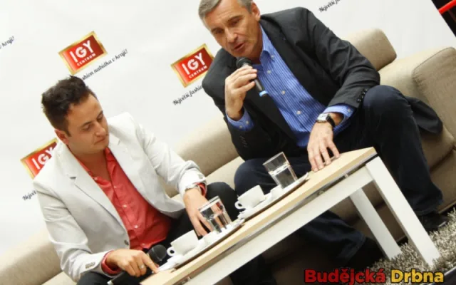 IGY talk show s Janem Čenským uváděl moderátor rádia Kiss Jižní Čechy Jarda Košatka