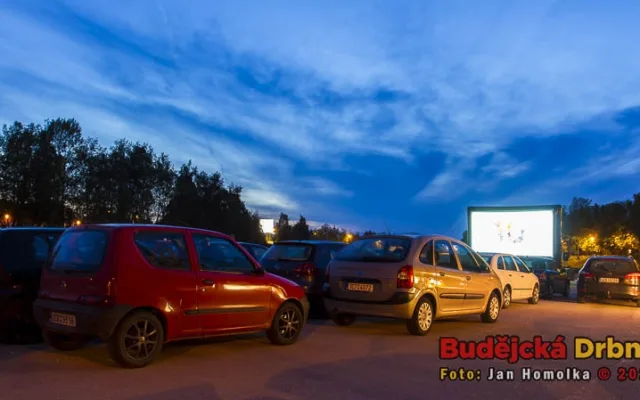 Autokino při Budějovickém Majálesu 2013