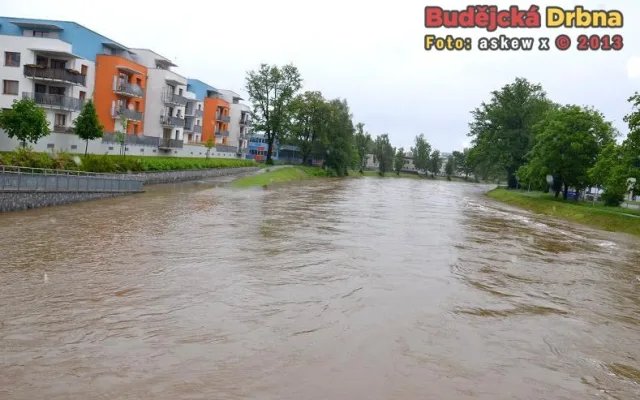 U Lučního jezu v pondělí ráno