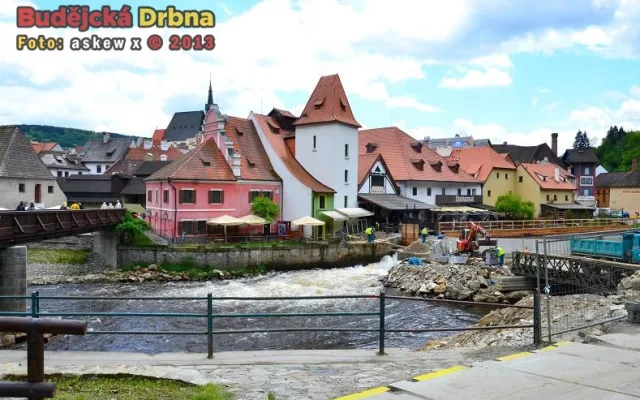 Rekonstrukce jezu Jelení lávka Český Krumlov