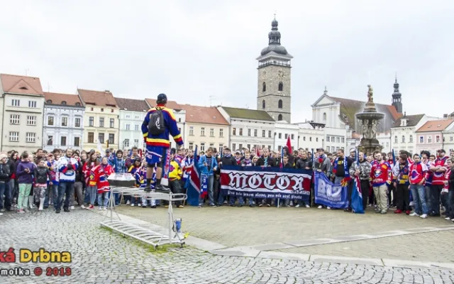 Pochod za záchranu budějovického hokeje
