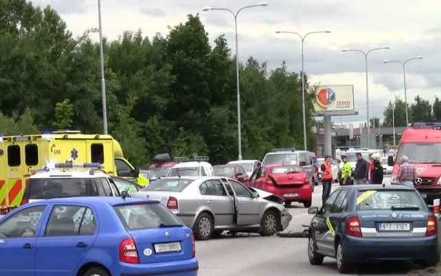 Páteční nehoda na výpadovce na Písek