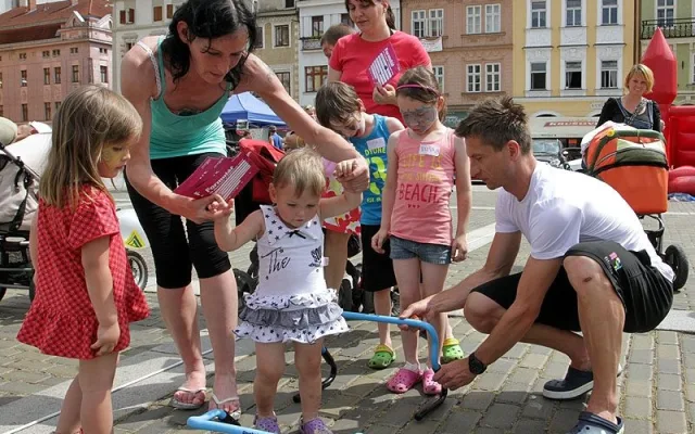 Stanoviště Fitness 14 na charitativní stezce pro děti
