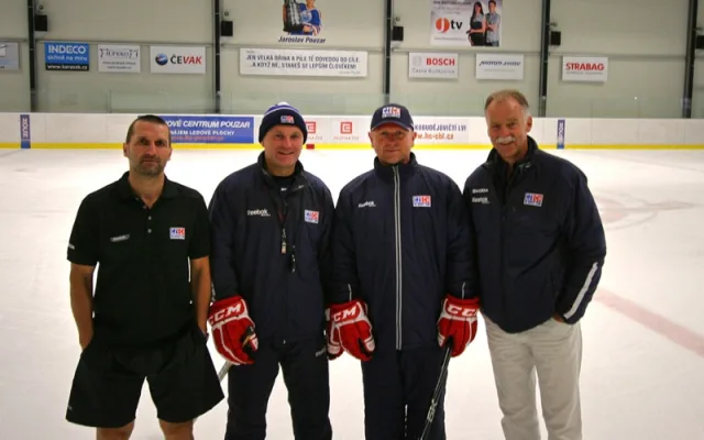 Slavomír Lener, Jiří Lála, Robert Reichel a Luboš Rob. Foto Petr Vojč