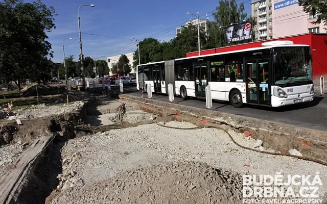 Rekonstrukce křižovatky Mánesova - Lidická