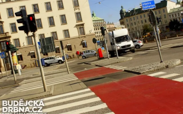 Pruhy pro cyklisty v Göteborgu