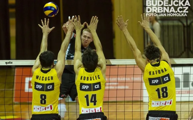 VK Jihostroj České Budějovice - Volejbal Brno 3:1