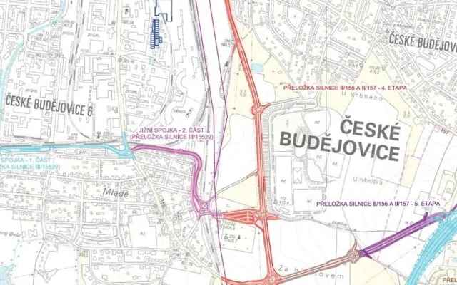Čtvrtá etapy výstavby zanádražní komunikace